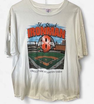Vintage The Streak Ironman Orioles White T-shirt Sz XL