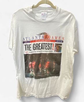 Vintage Atlanta Games July 20, 1996 White T-shirt Sz L