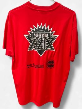 Vintage Super Bowl XXIX Red T-shirt Sz XL