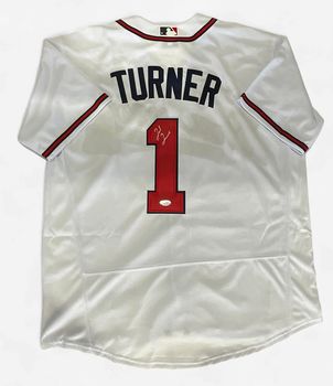 Atlanta Braves Ted Turner Autographed Jersey PSA COA