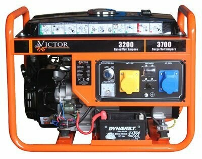 VICTOR GENERATOR 3.7KVA UP170 208cc AVR