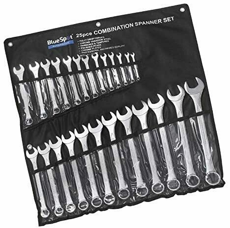 BLUESPOT  25 PCE METRIC COMBINATION SPANNER SET (6-32mm)
