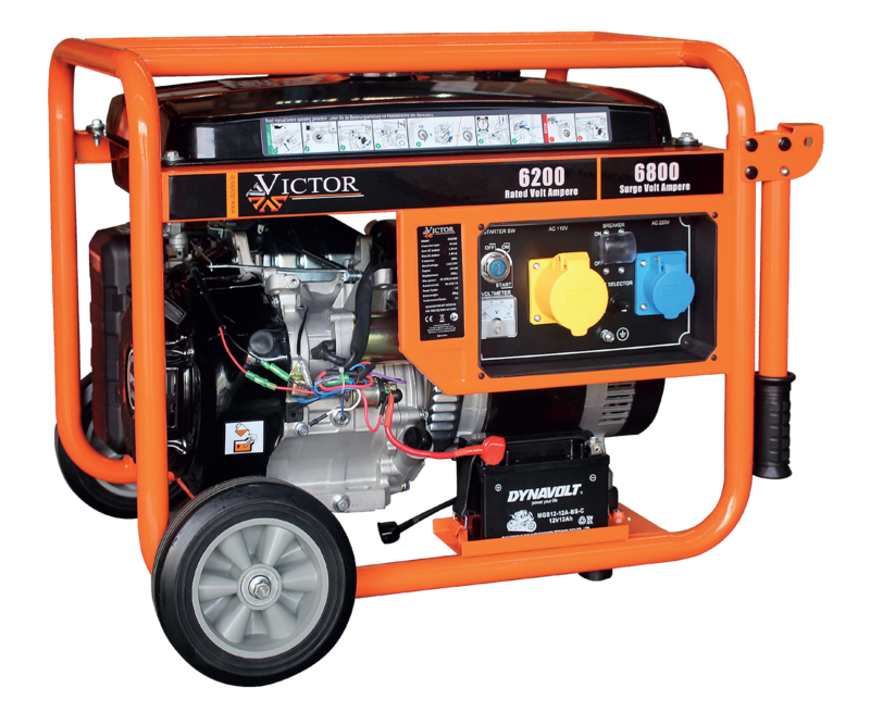 VICTOR PETROL GENERATOR 6.8KVA