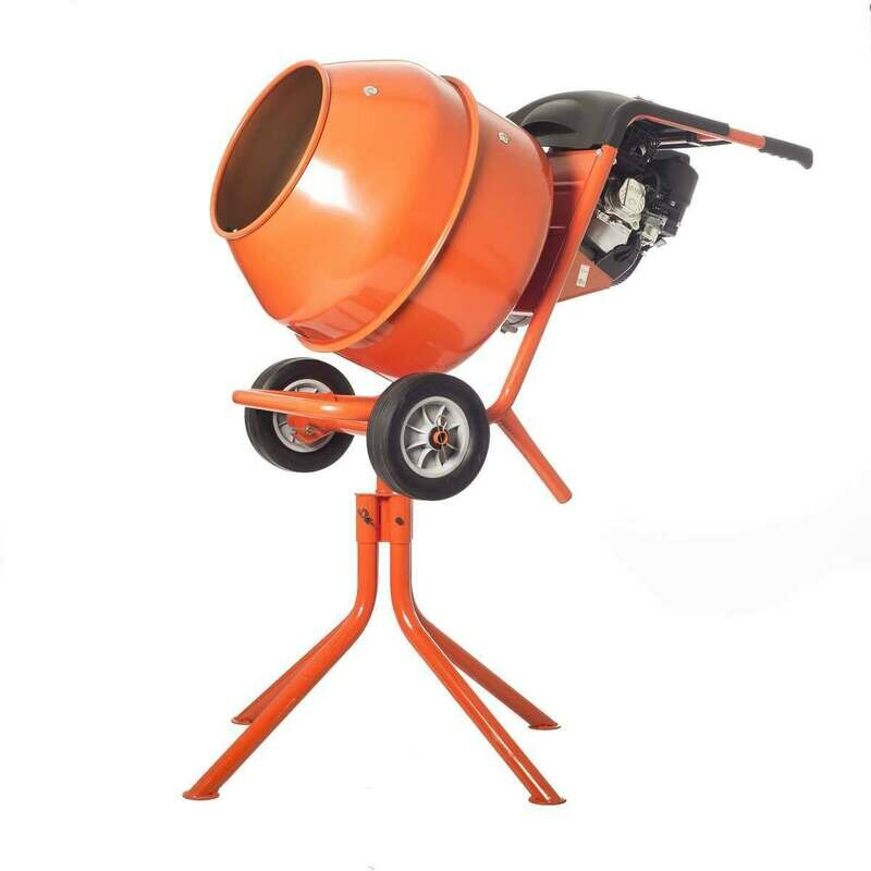 Petrol Engine Cement Mixer - Briggs & Stratton Engine