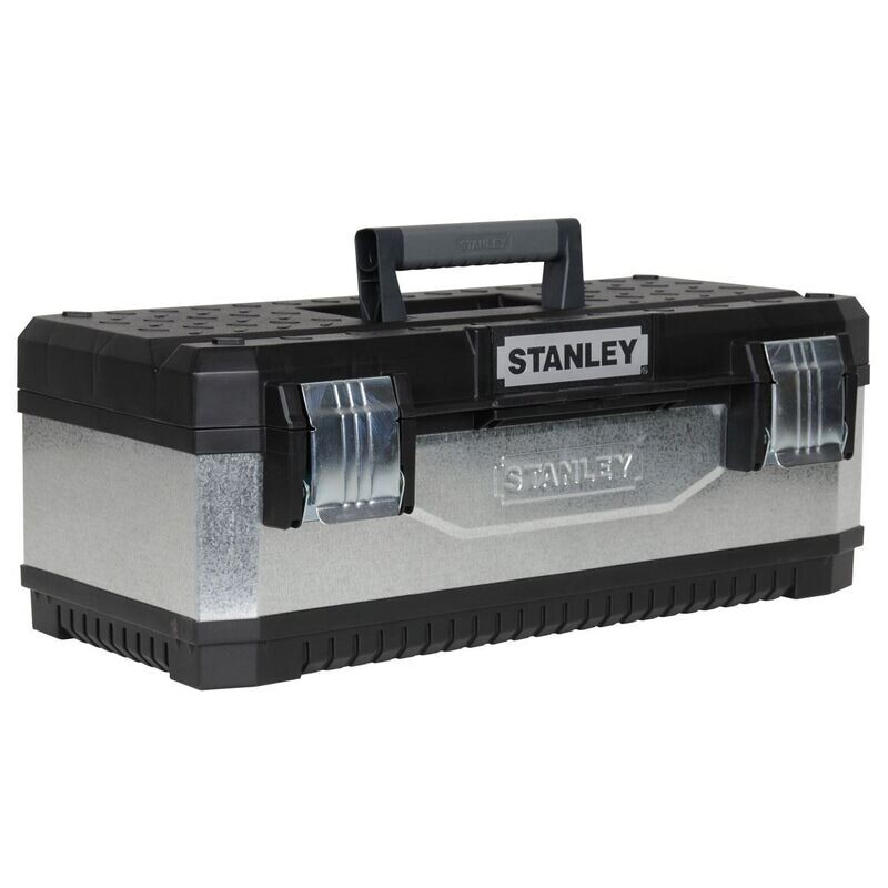 Stanley Galvanised Metal Toolbox 58cm (23in)