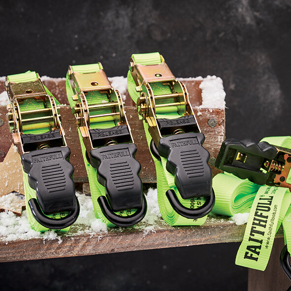 Faithfull 4 Piece Ratchet Tie Down Set Faithfull 4 Piece Ratchet Tie Down Set