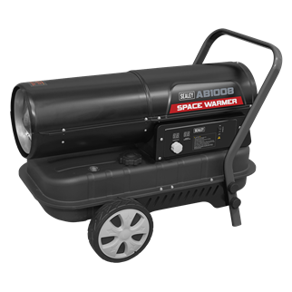 Space Warmer®Paraffin/Kerosene/Diesel Heater 125,000Btu/hr with Wheels
