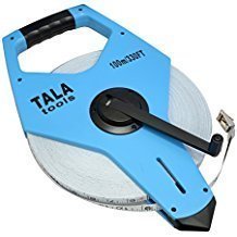 Tala 69016 - 100m(330ft) Fibreglass Open Frame Long Tape