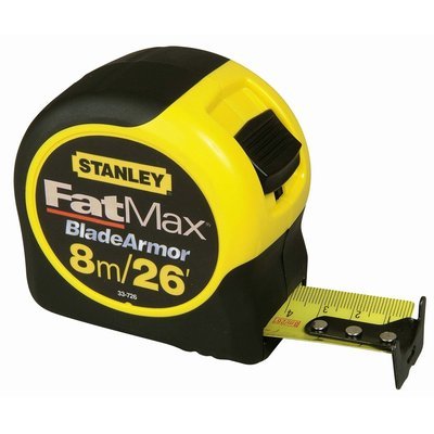 STANLEY TOOLS - FatMax BladeArmo Tape 8m/26ft (Width 32mm)