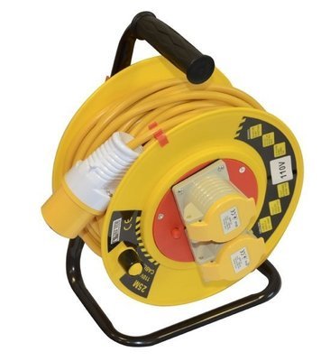 Cable Reel - 25m x 110V 2 Out, 2.5mm²