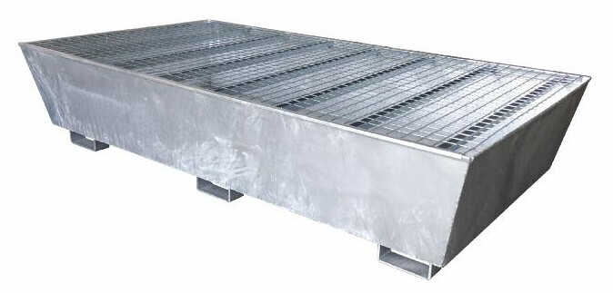 Bac de rétention 2 IBC • Acier Bac de rétention 2 IBC • Acier