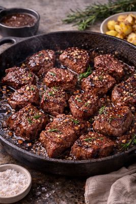 Beef Tenderloin Steak Filet Tips