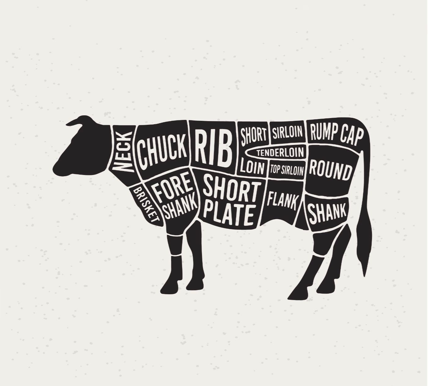 Whole Cow Butchered 100% Grass-Fed, West Texas Beef
