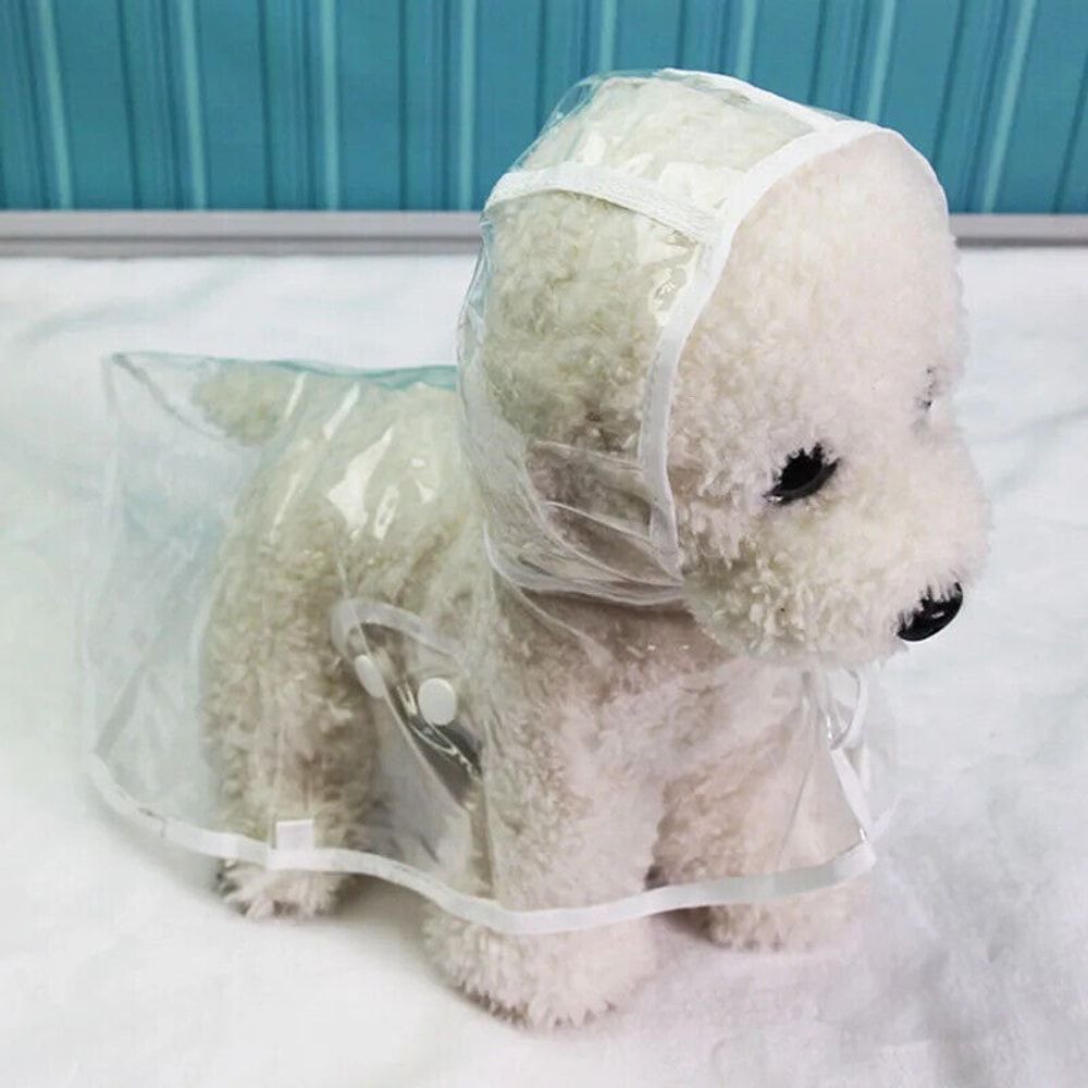 Transparent Dog Raincoat