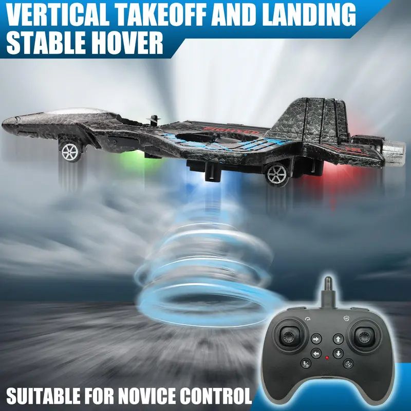49% OFF 🎉🎉RC Stunt Fighter Jet Toy for Kids with 360° Flips &amp; LED Lights