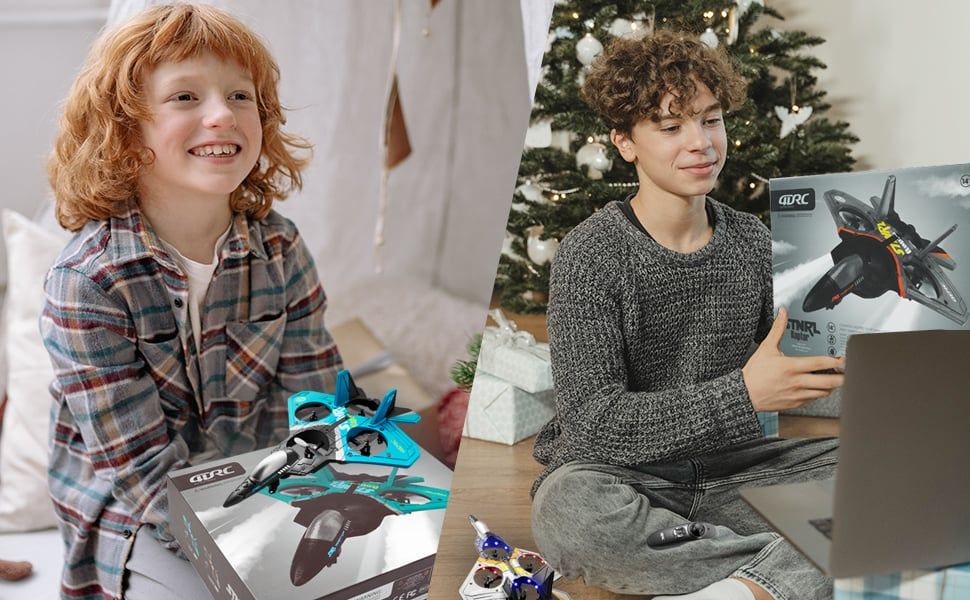 49% OFF 🎉🎉RC Stunt Fighter Jet Toy for Kids with 360° Flips &amp; LED Lights