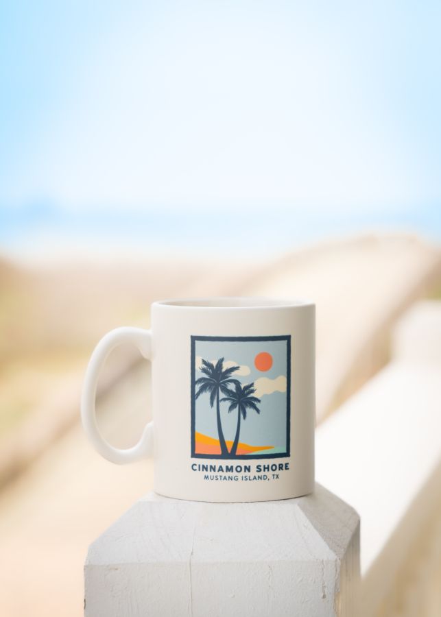 Cinnamon Shore Palm Tree Coffee Mug
