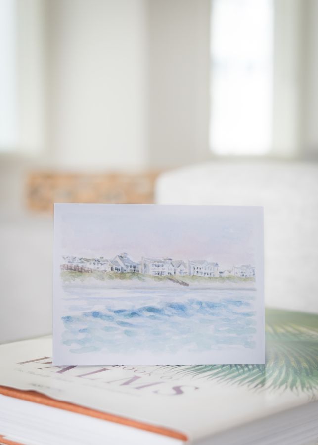 Reesa Qualia Beachfront Note Card