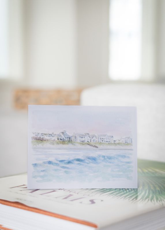 Reesa Qualia Beachfront Note Card