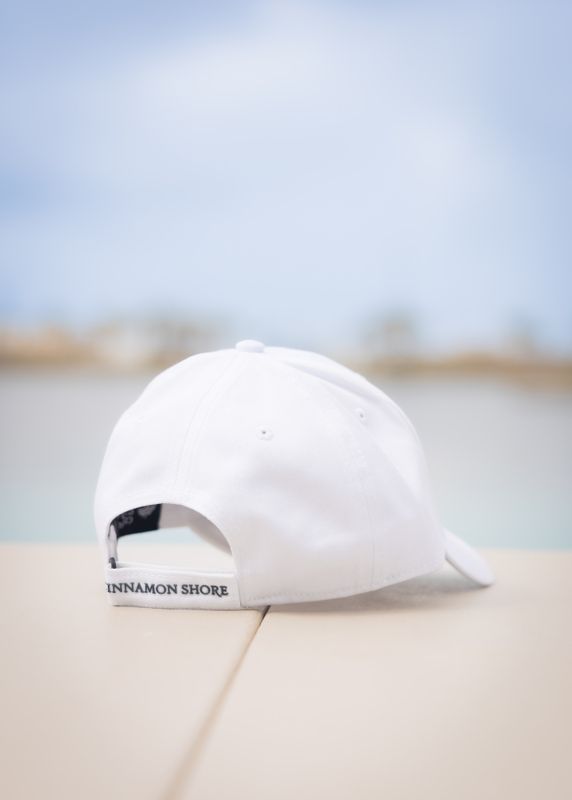 White CS Embroidered Youth Hat