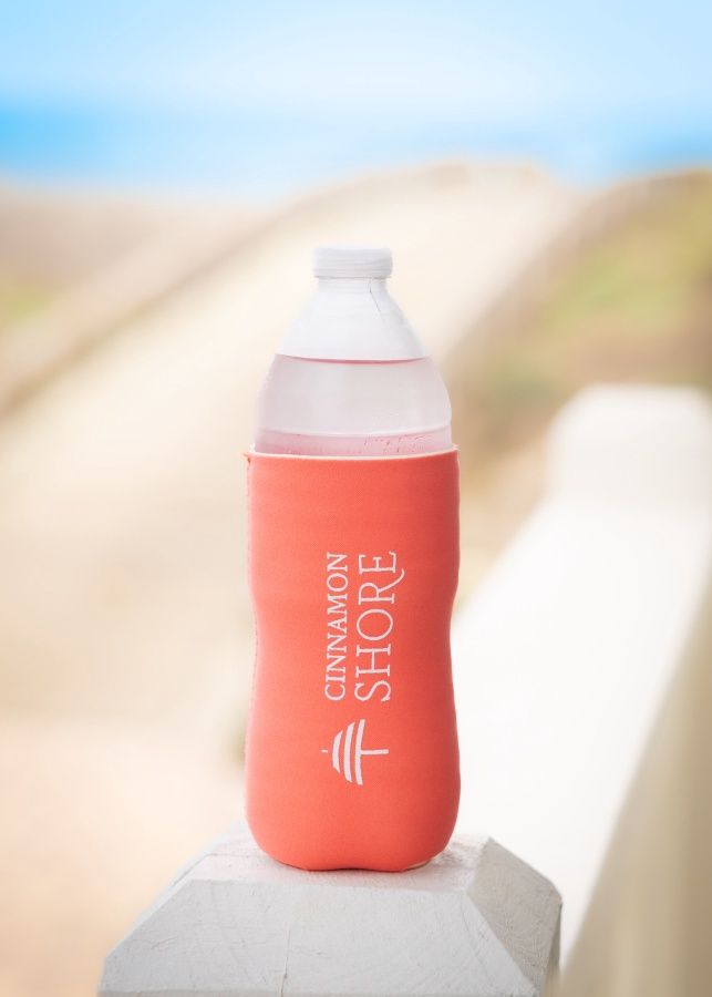 Slim Koozies, color: Coral Slim Koozie