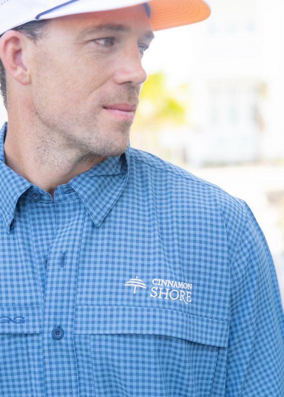 Game Guard Blue Slate TekCheck Shirt