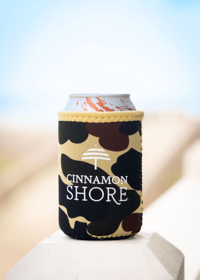 Cinnamon Shore Koozie, Size: Camo Koozie