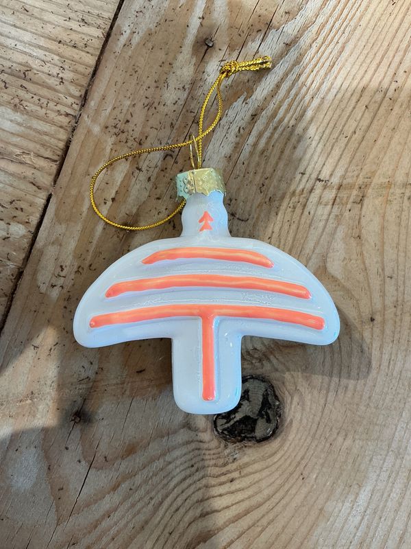 Umbrella Glass Ornament