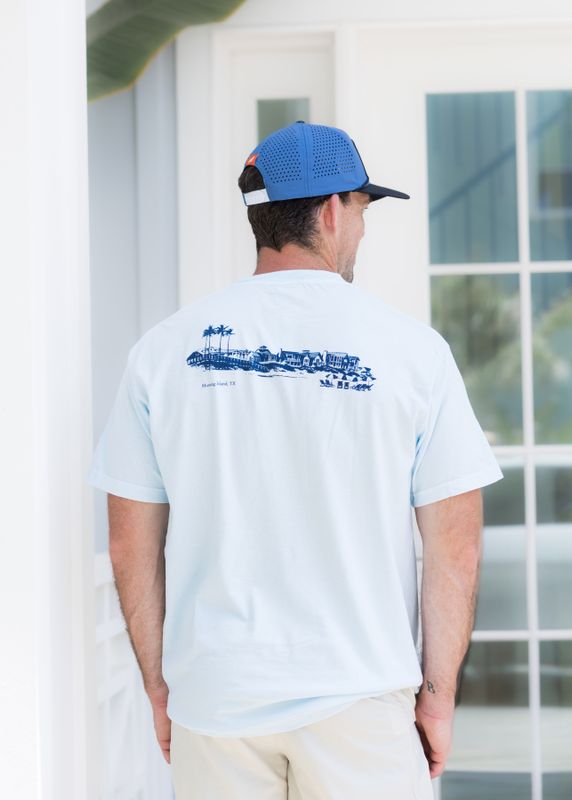 Chambray Beachfront Adult Tee