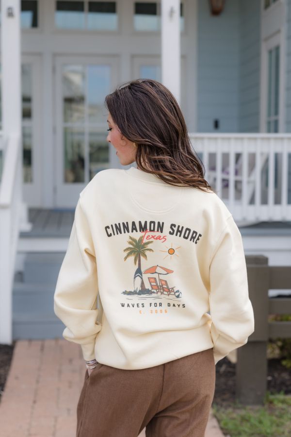 Vanilla Waves For Days Sweatshirt