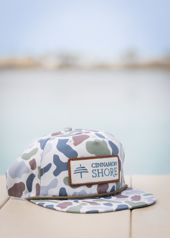 Brackish Camo Cinnamon Shore Patch Hat