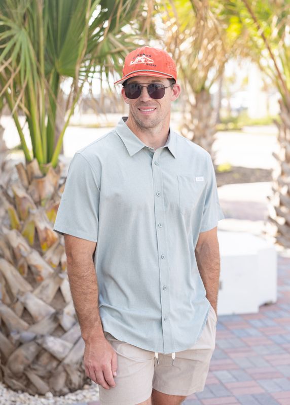 Island Daze Horizon Eucalyptus Shirt