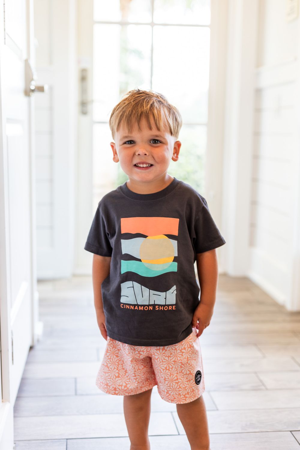 Feather 4 Arrow x Cinnamon Shore Surf Vintage Tee, Size: 4/5T