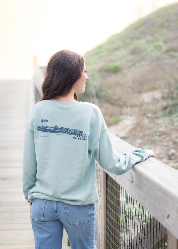 Seaglass Beachfront Adult Sweatshirt