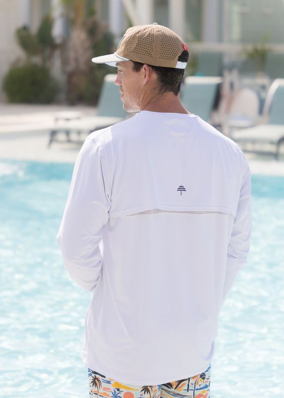 White Back Vent UPF 50 Sun Shirt