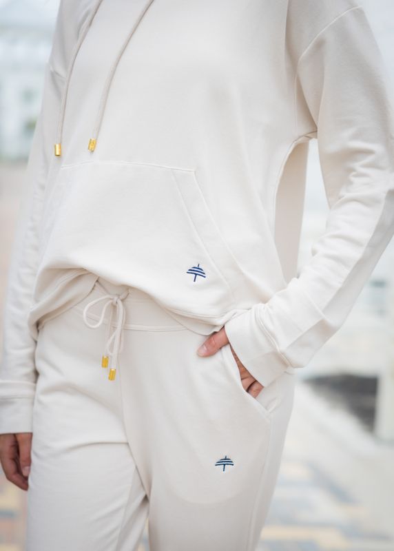 Helen Jon Stone Embroidered Luxe Jogger