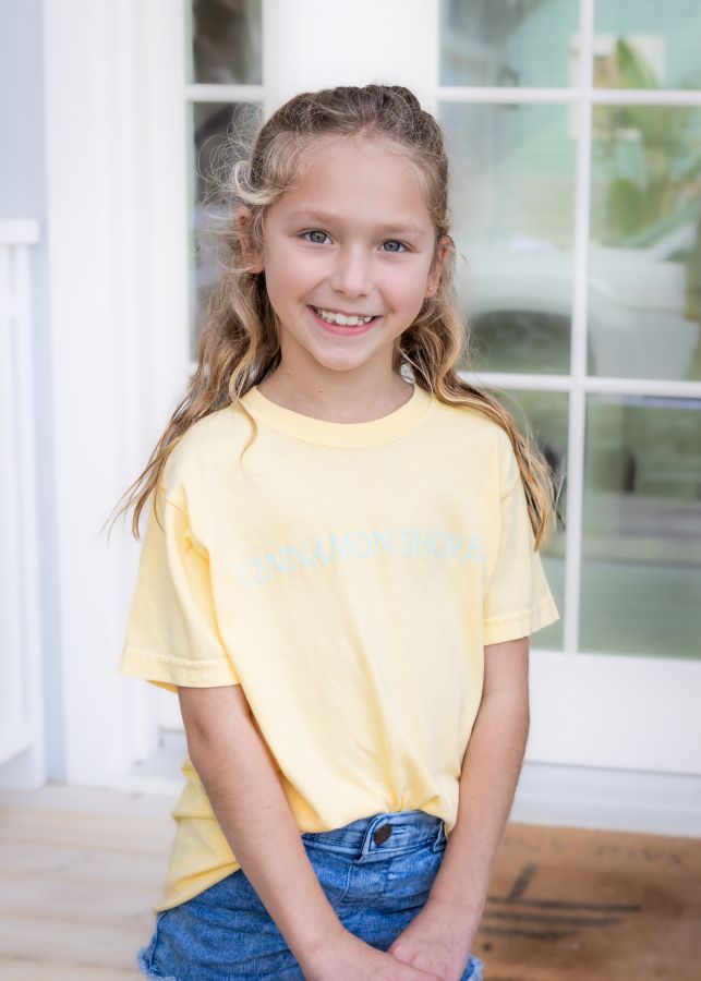 Butter Beachfront Youth Tee, Size: Large