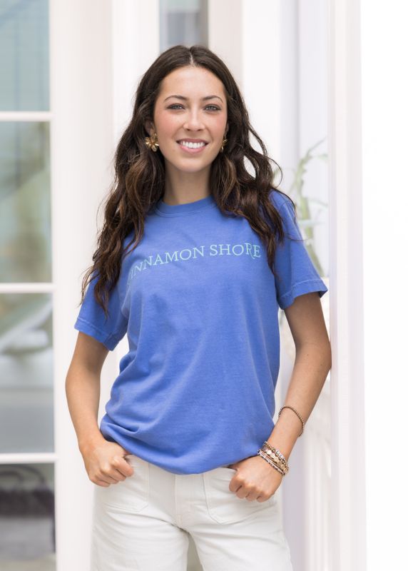 Flo Blue Beachfront Adult Tee