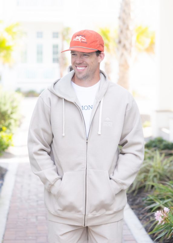 Men's Atmosphere Zip Up Cinnamon Shore Hoodie