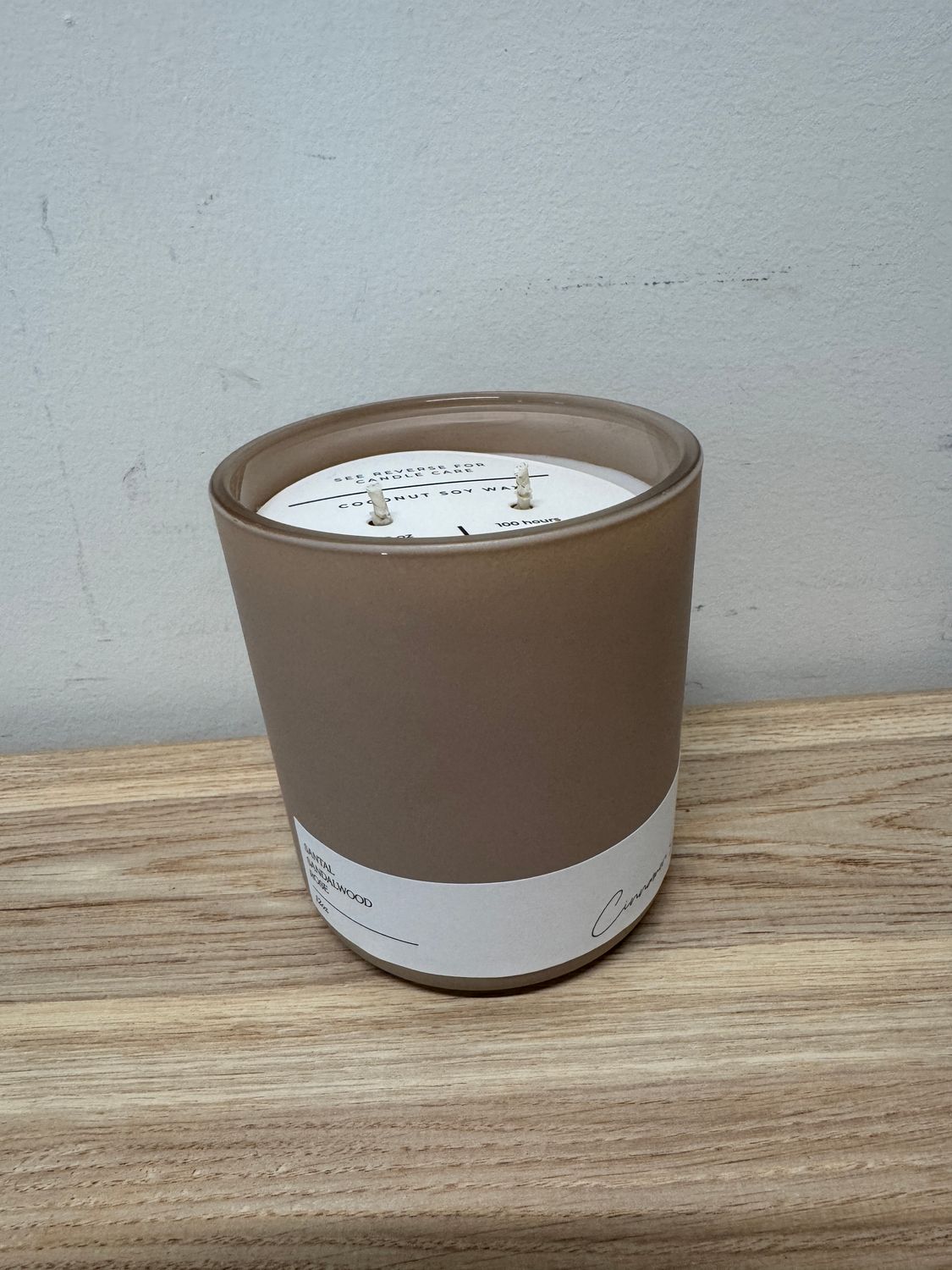 Cinnamon Shore Rose Scented Soy Wax Candle, color: Rose