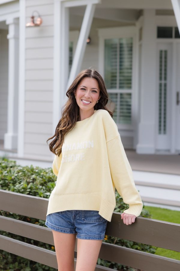 Butter Cinnamon Shore Sweater