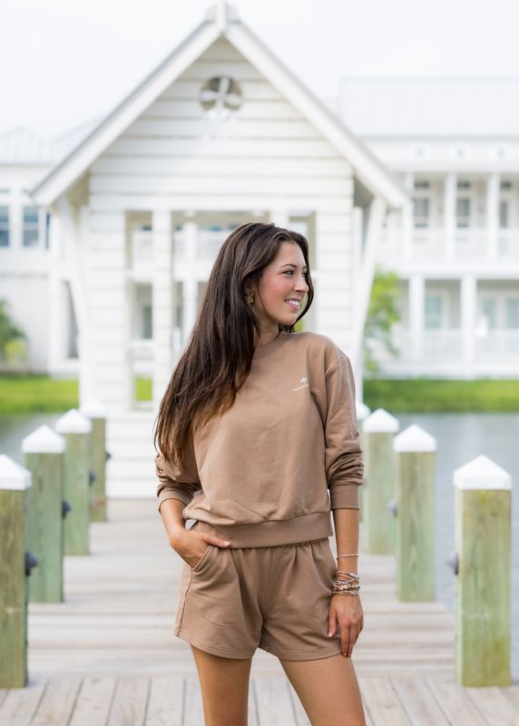 Island Daze Jade Coffee Sweatshirt
