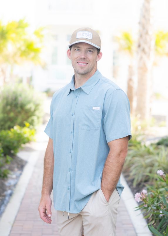 Island Daze Horizon STR Shirt - Blue/Slate