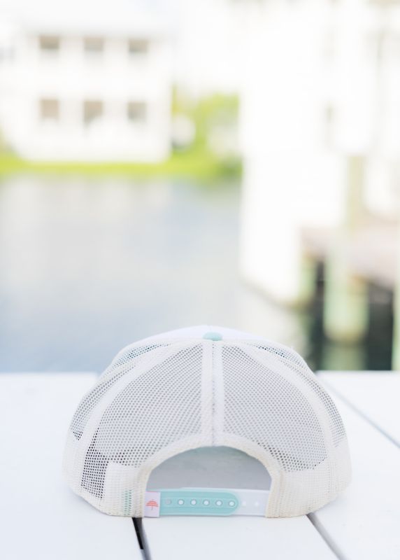 White/Seaglass/Sand Youth Trucker Hat
