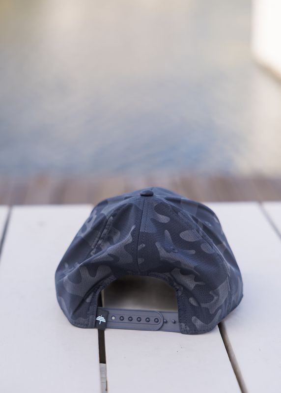 Navy Camo Adult Patch Hat