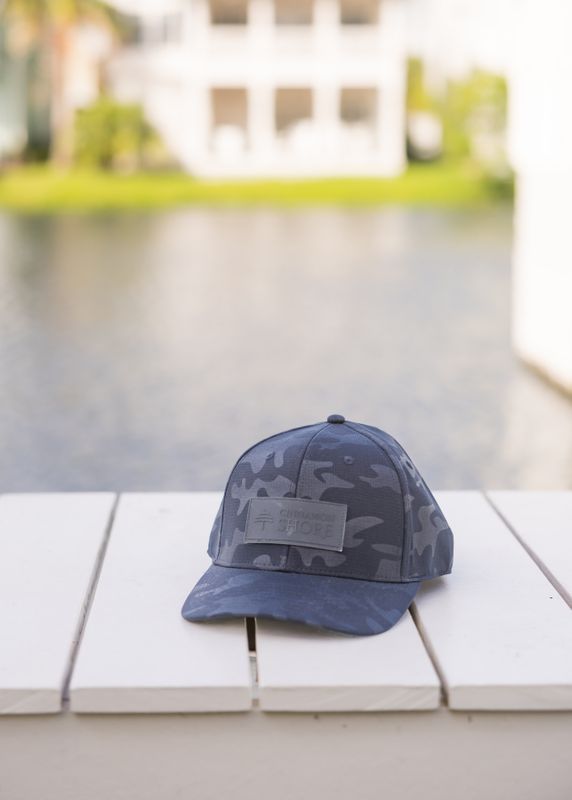 Navy Camo Youth Patch Hat
