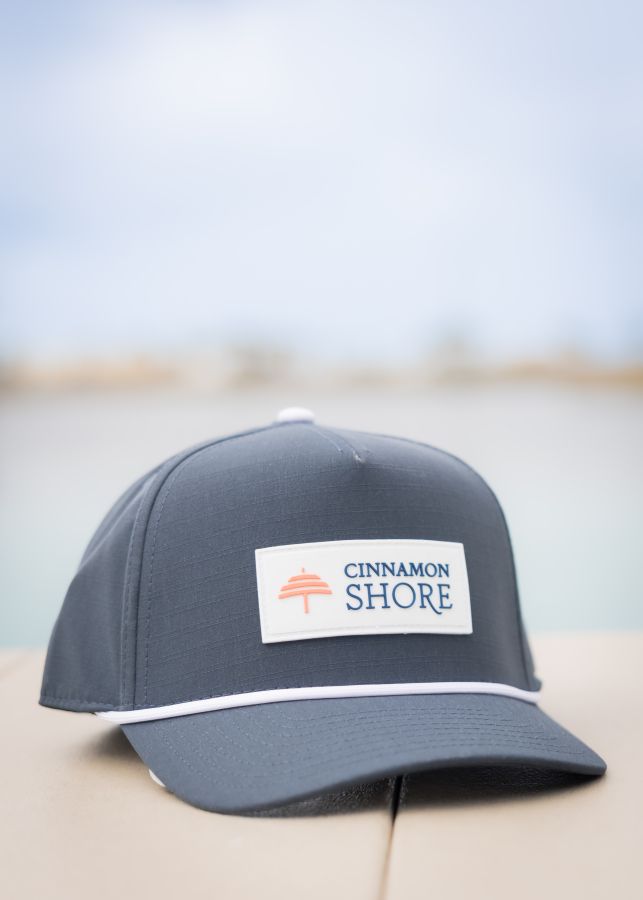 Navy Adult Cinnamon Shore Hat w/ White Patch