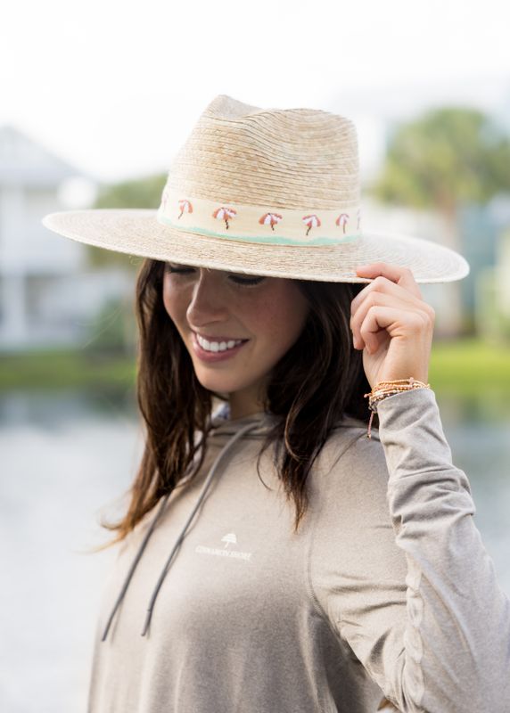 Sunshine Tienda x Cinnamon Shore Umbrella Palm Hat