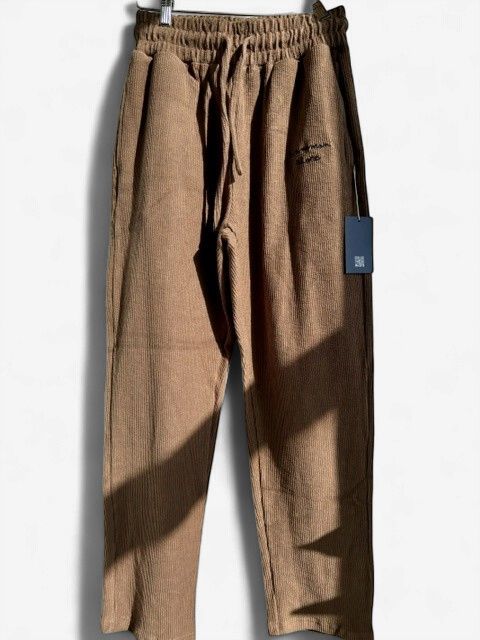 Cinnamon Shore Brown Rib Pant, Size: X-Small