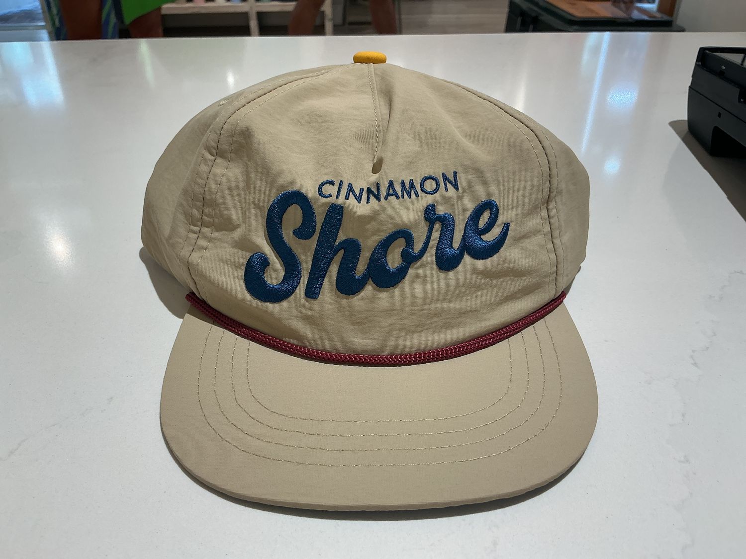 Staunch Adult Cream Cinnamon Shore Rope Hat
